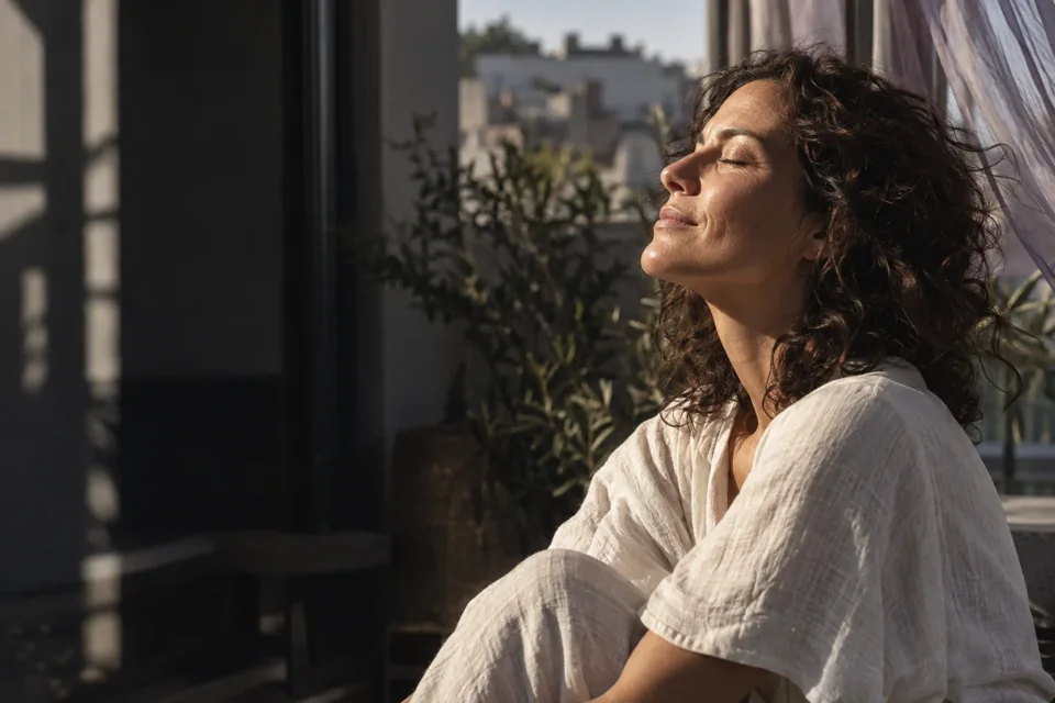 Lumena wellness website hero
